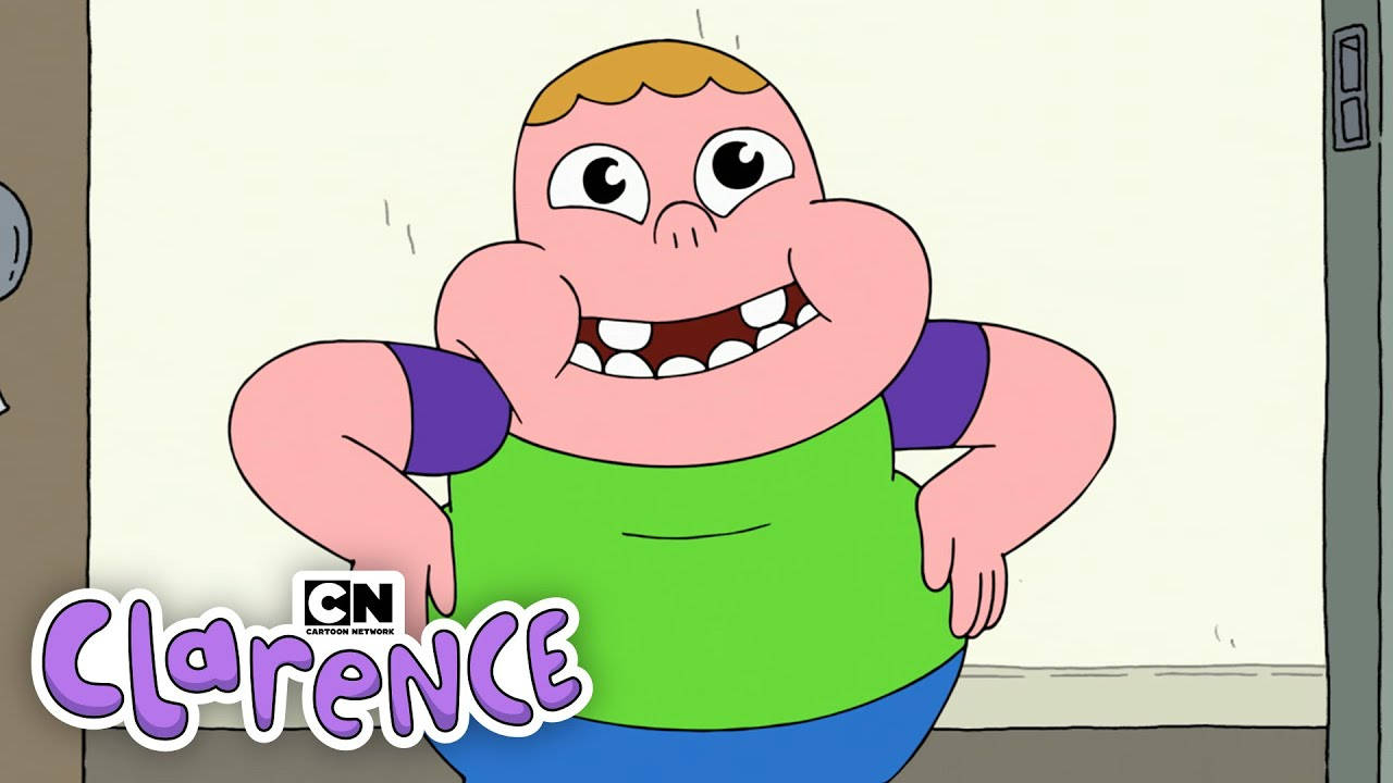 Clarence Doing A Silly Pose Wallpaper
