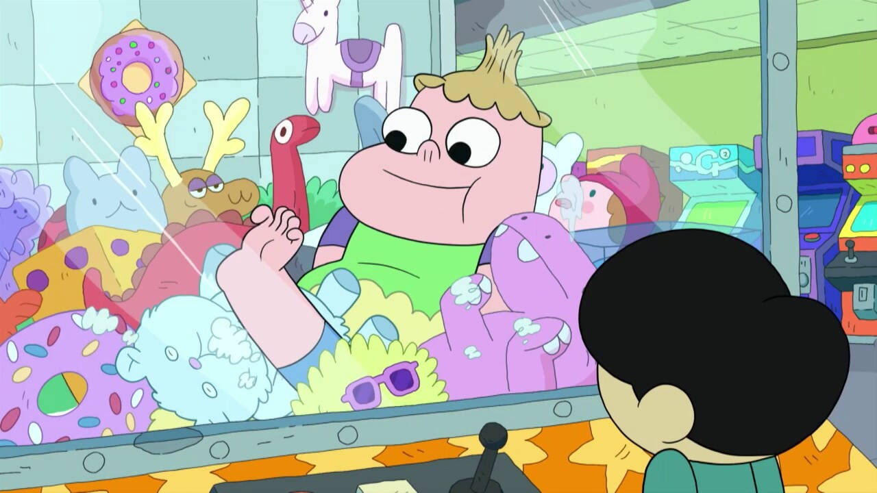 Clarence Inside A Claw Machine Wallpaper