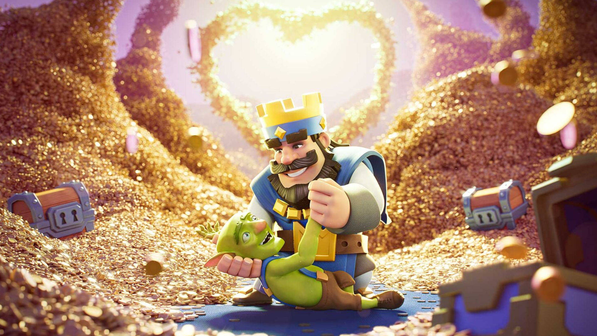 Download free Clash Royale King And Goblin Wallpaper - MrWallpaper.com