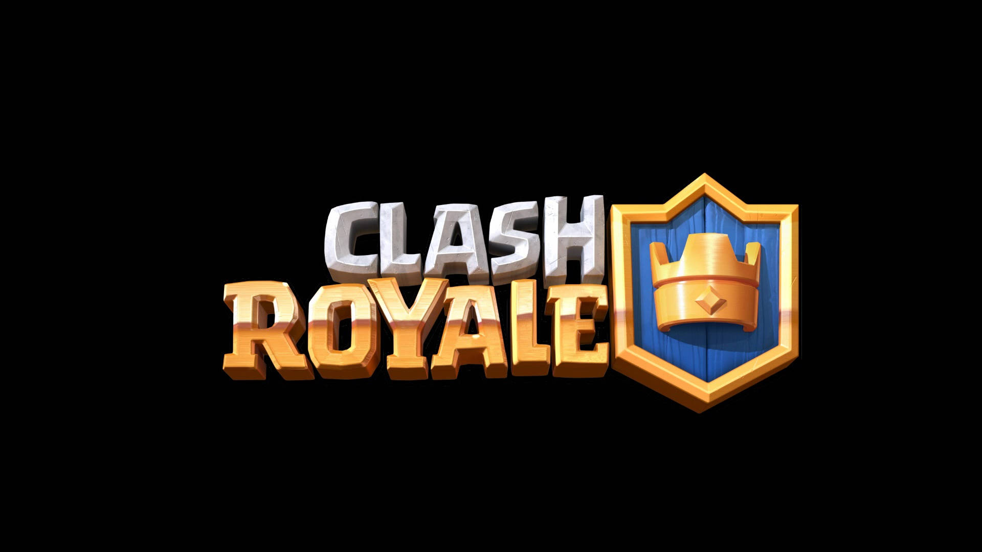 Download free Clash Royale Logo In Black Wallpaper - MrWallpaper.com