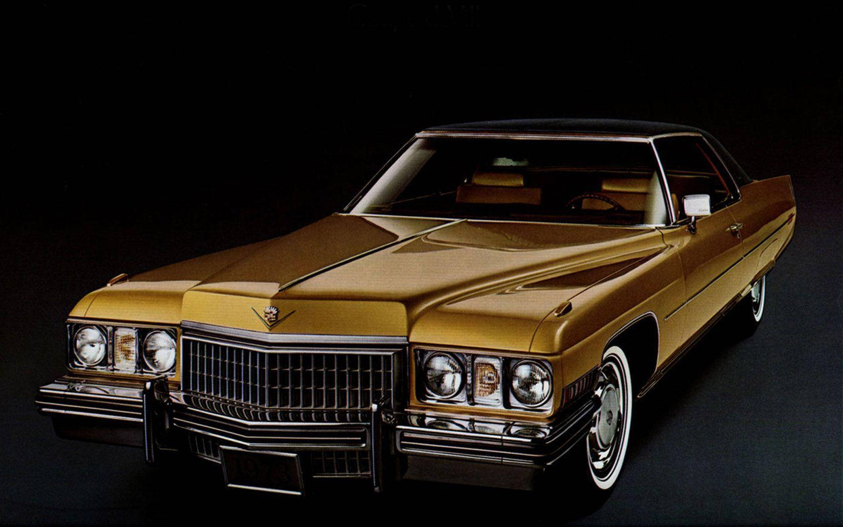 Classic Brown Cadillac Car Wallpaper