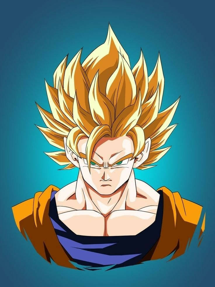 Classic Goku Portrait Wallpaper