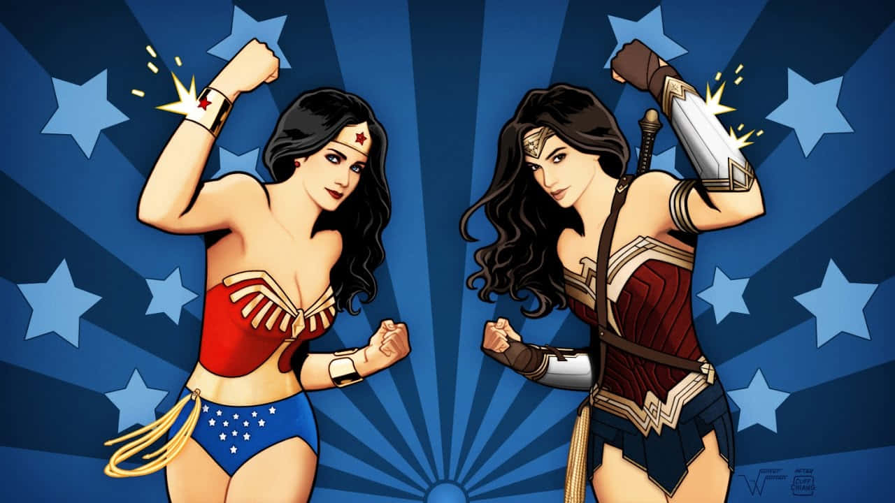 Classic_vs_ Modern_ Wonder_ Woman Wallpaper