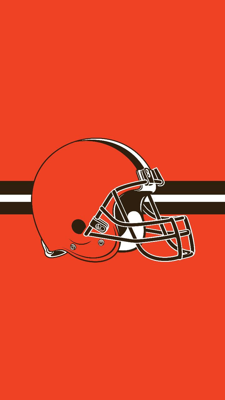 Cleveland Browns Helmet For Mobile Wallpaper