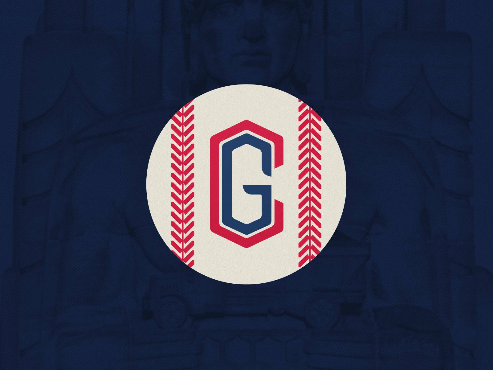 Cleveland Guardians Baseball Team Design Wallpaper