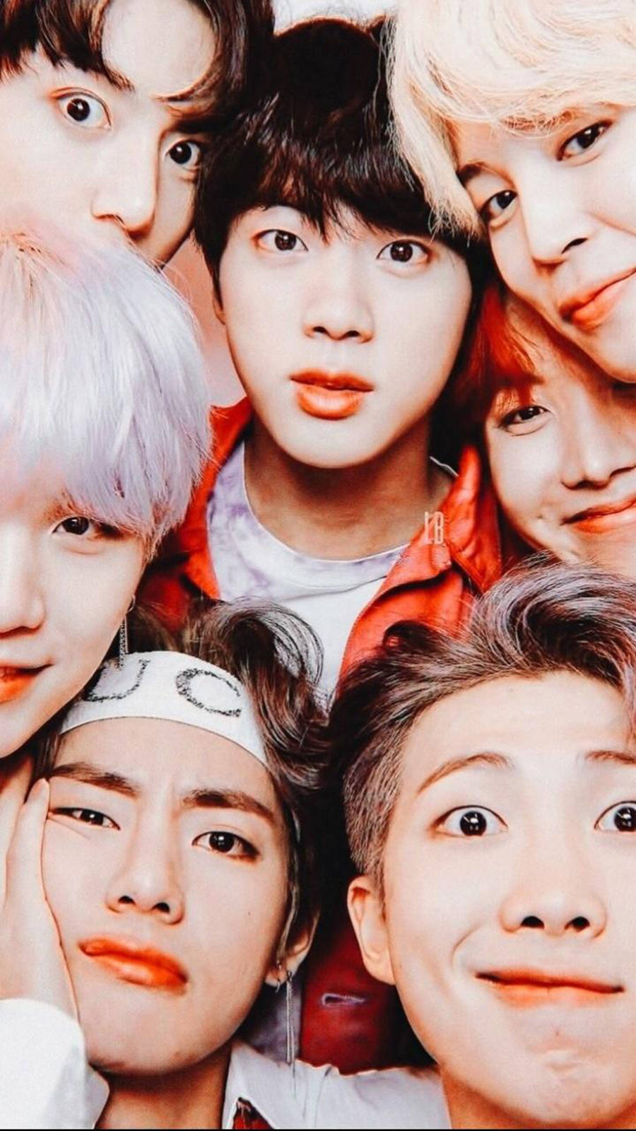 Close-up Bts Group Aesthetic Wallpaper
