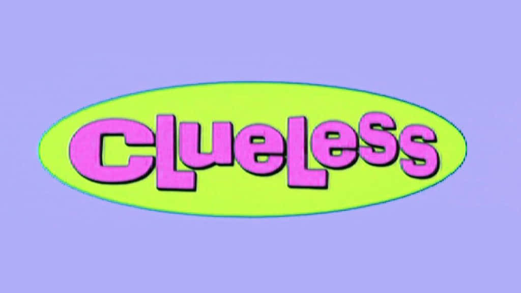 Clueless Logo On A Purple Background Wallpaper