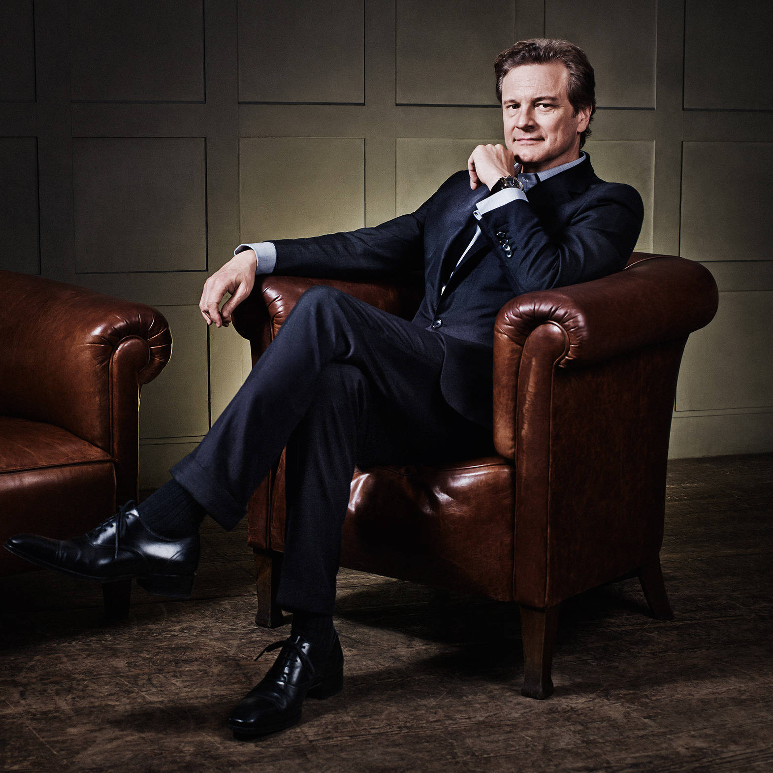 Colin Firth For How I Spend It Magazine Wallpaper