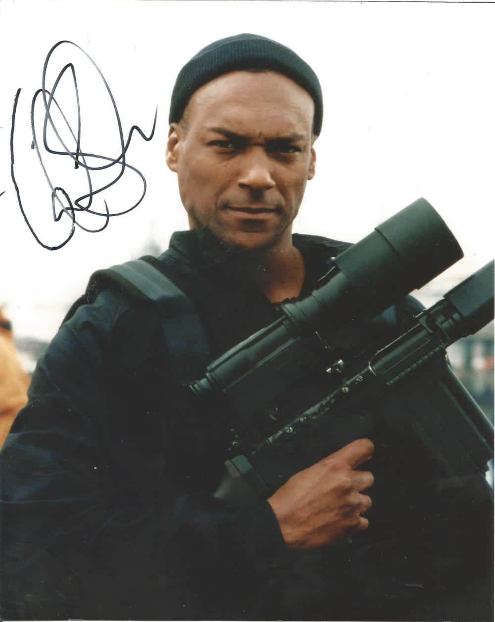 Colin Salmon Autographed Photo Wallpaper