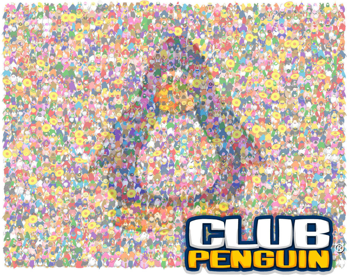 Collage Of Club Penguin Wallpaper