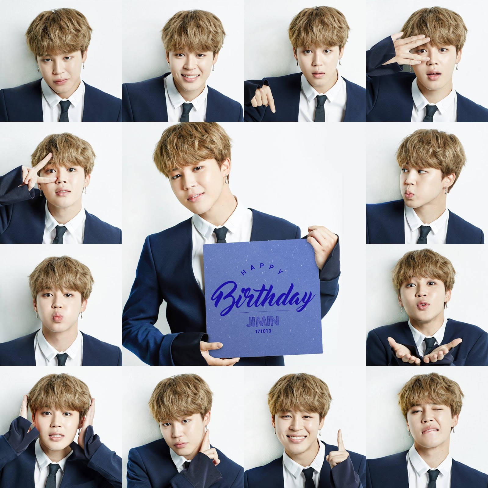 Collage Of Jimin From Bts Wallpaper