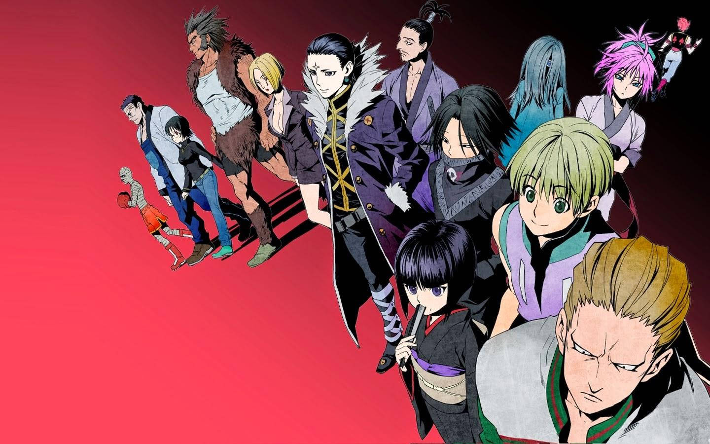 Colored Art Phantom Troupe Wallpaper