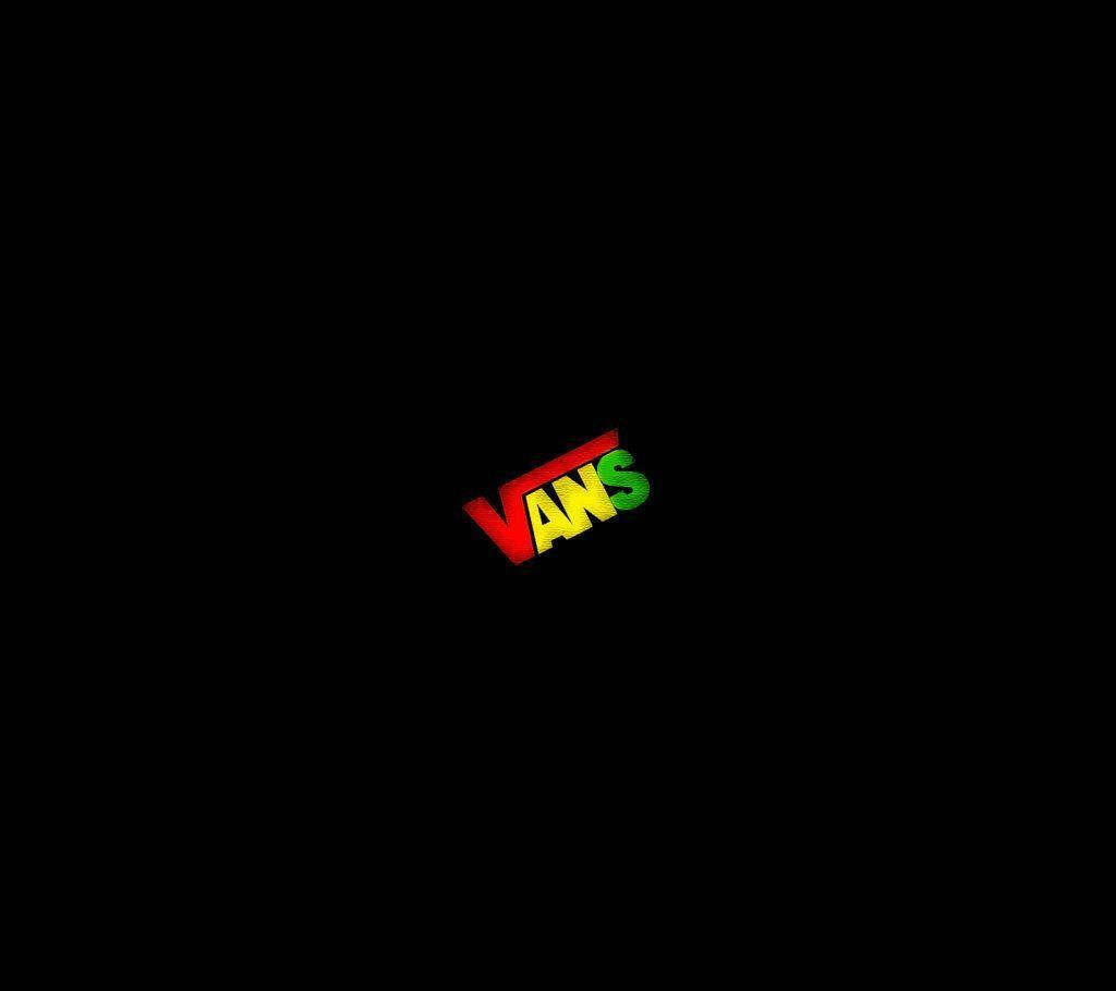 Colored Minimalist Vans Logo Wallpaper