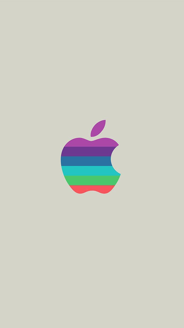 Colorful Apple Logo Iphone Wallpaper