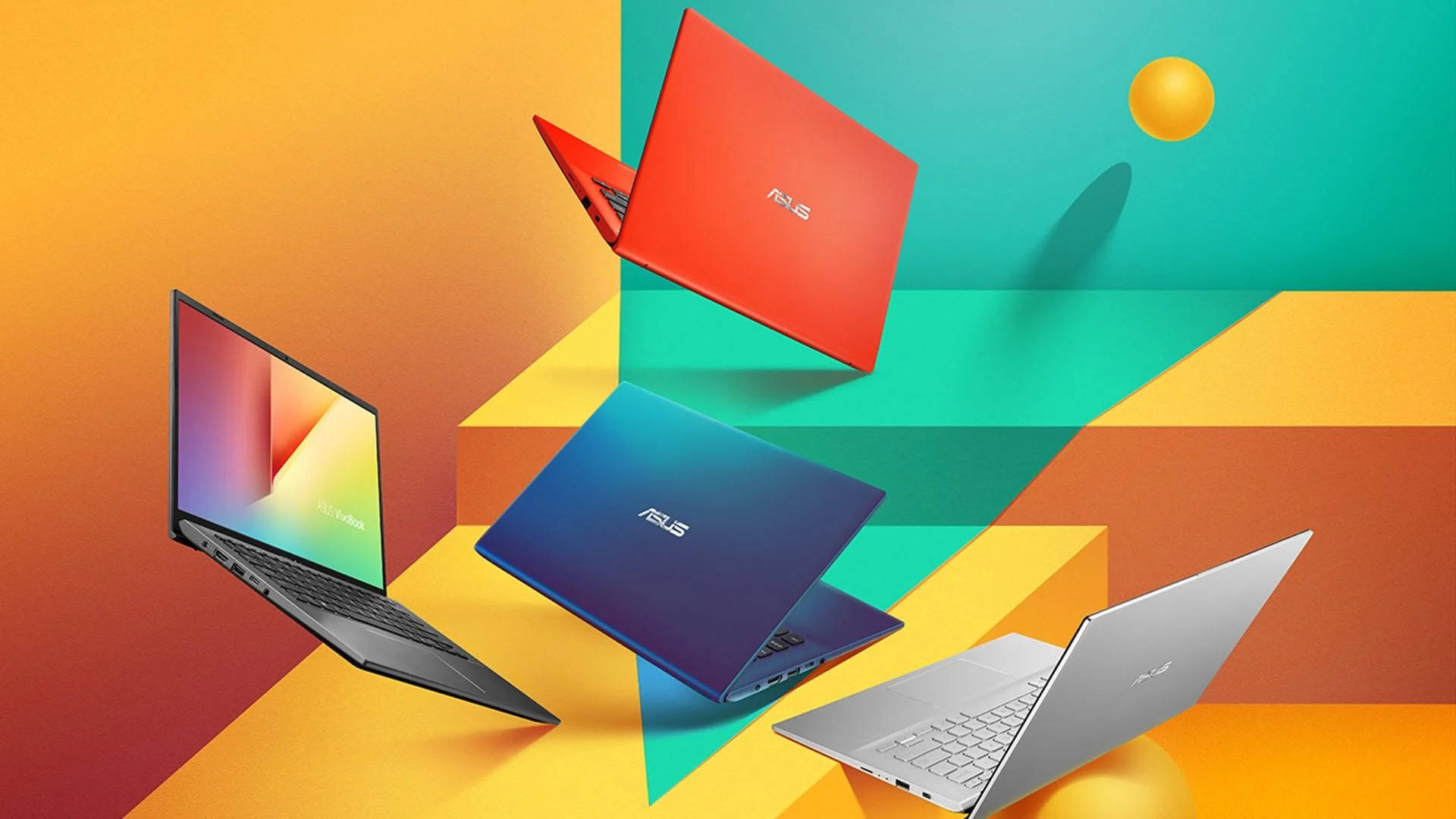 Colorful Asus Laptops Wallpaper