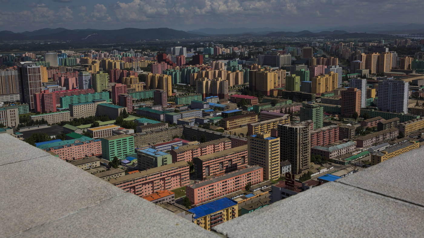 Colorful Buildings Of Pyongyang Wallpaper