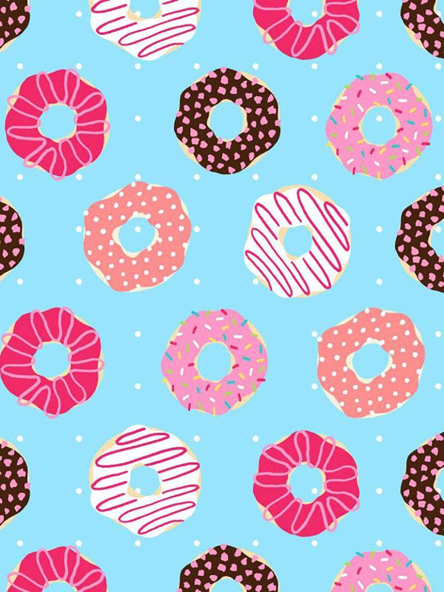 Colorful Donuts Girly Iphone Wallpaper