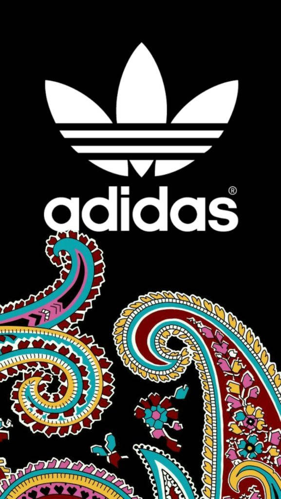 Colorful Doodle Art Adidas Iphone Wallpaper