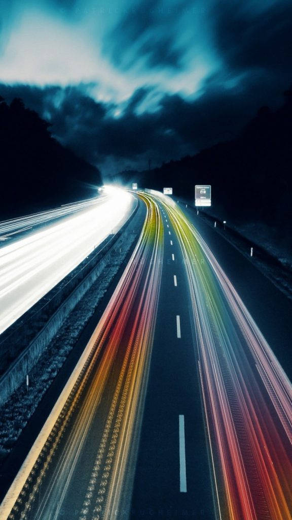 Colorful Highway Cool Iphone 6s Wallpaper
