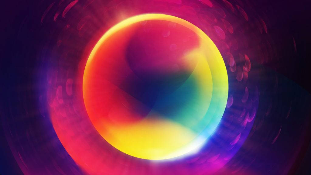 Colorful Orb 4k Desktop Wallpaper
