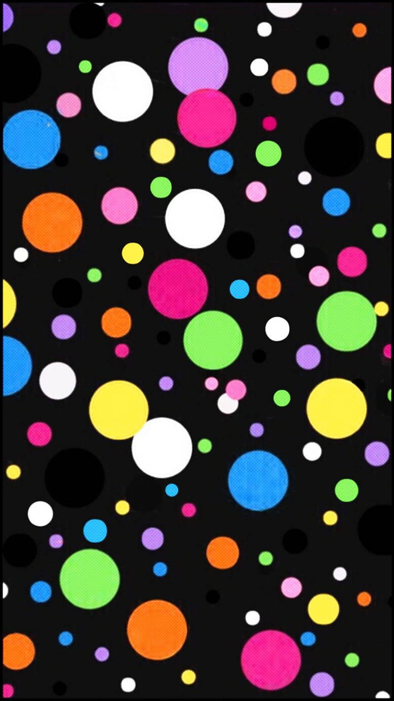 Colorful Polka Dots Wallpaper