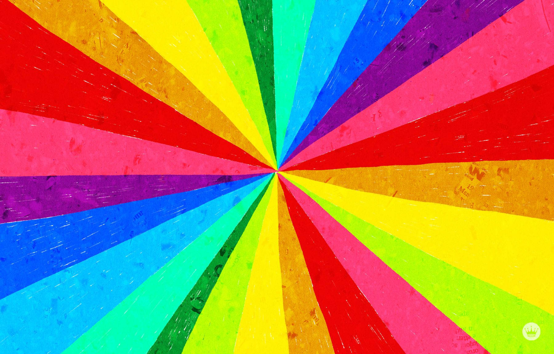 Colorful Pride Burst Wallpaper