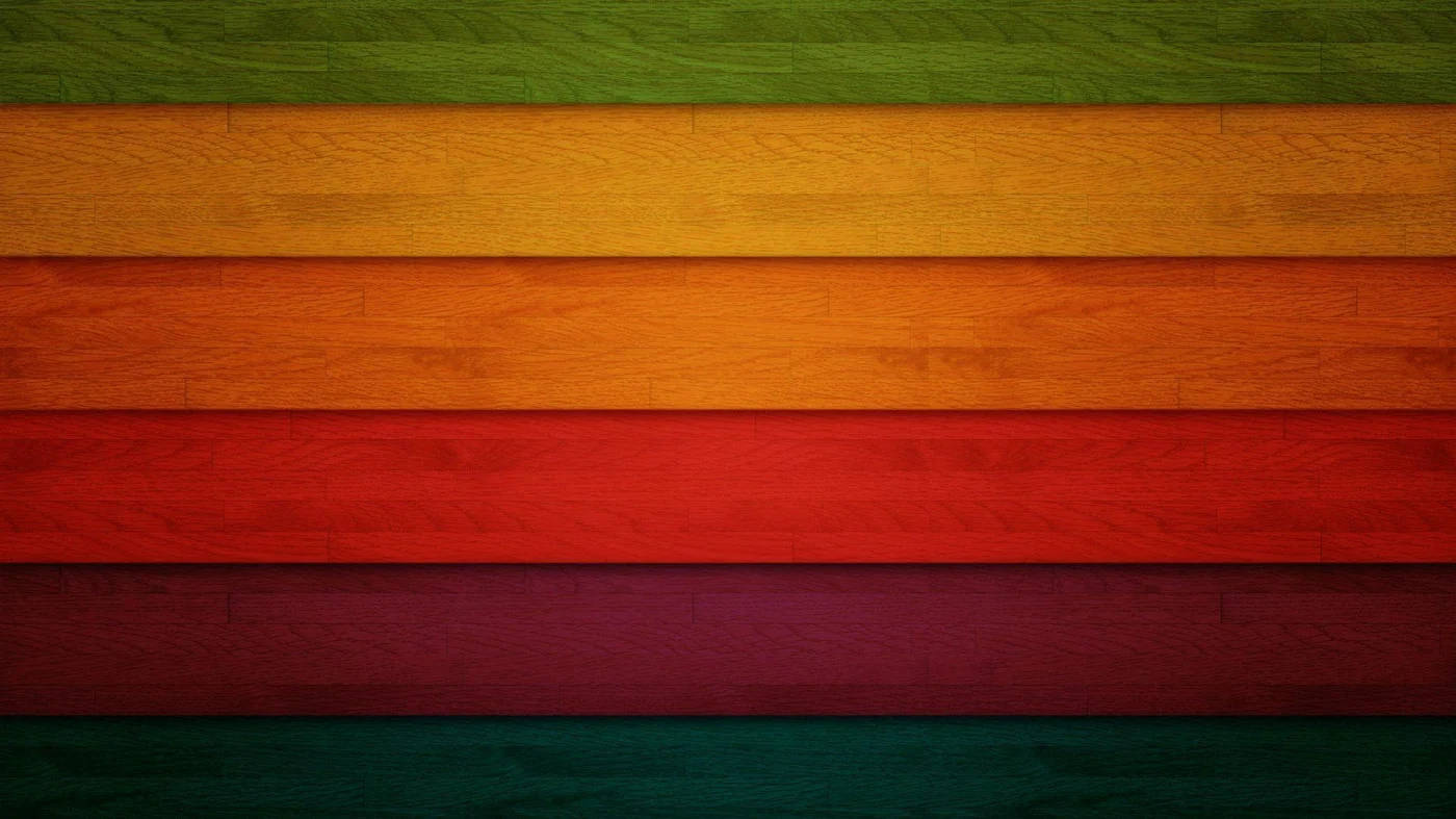 Colorful Wooden Panels Miui Wallpaper