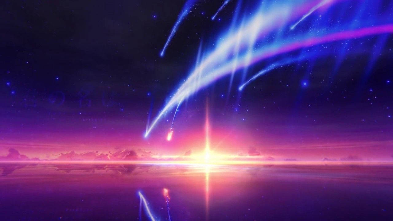 Kimi No Nawa, comet, galaxy, HD phone wallpaper