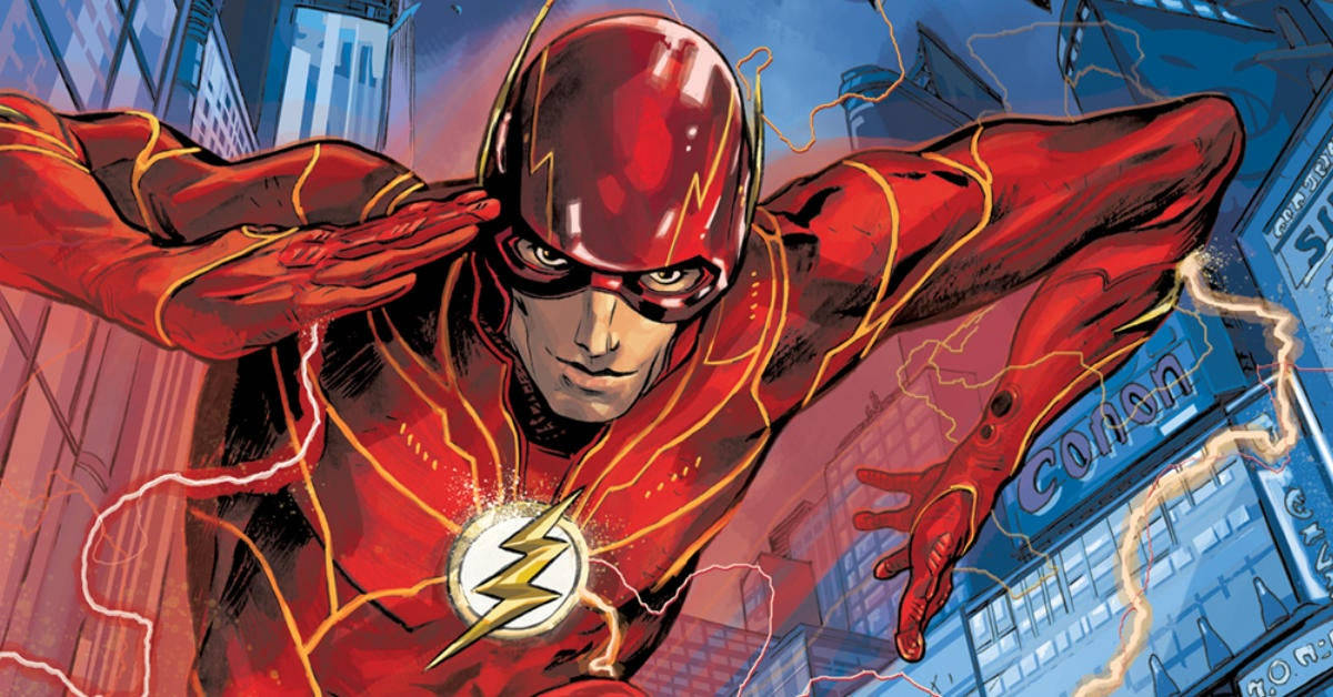 Comics Flash Running Fast Wallpaper
