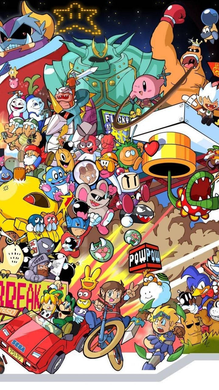 Compilation Of Nintendo Characters Wallpaper