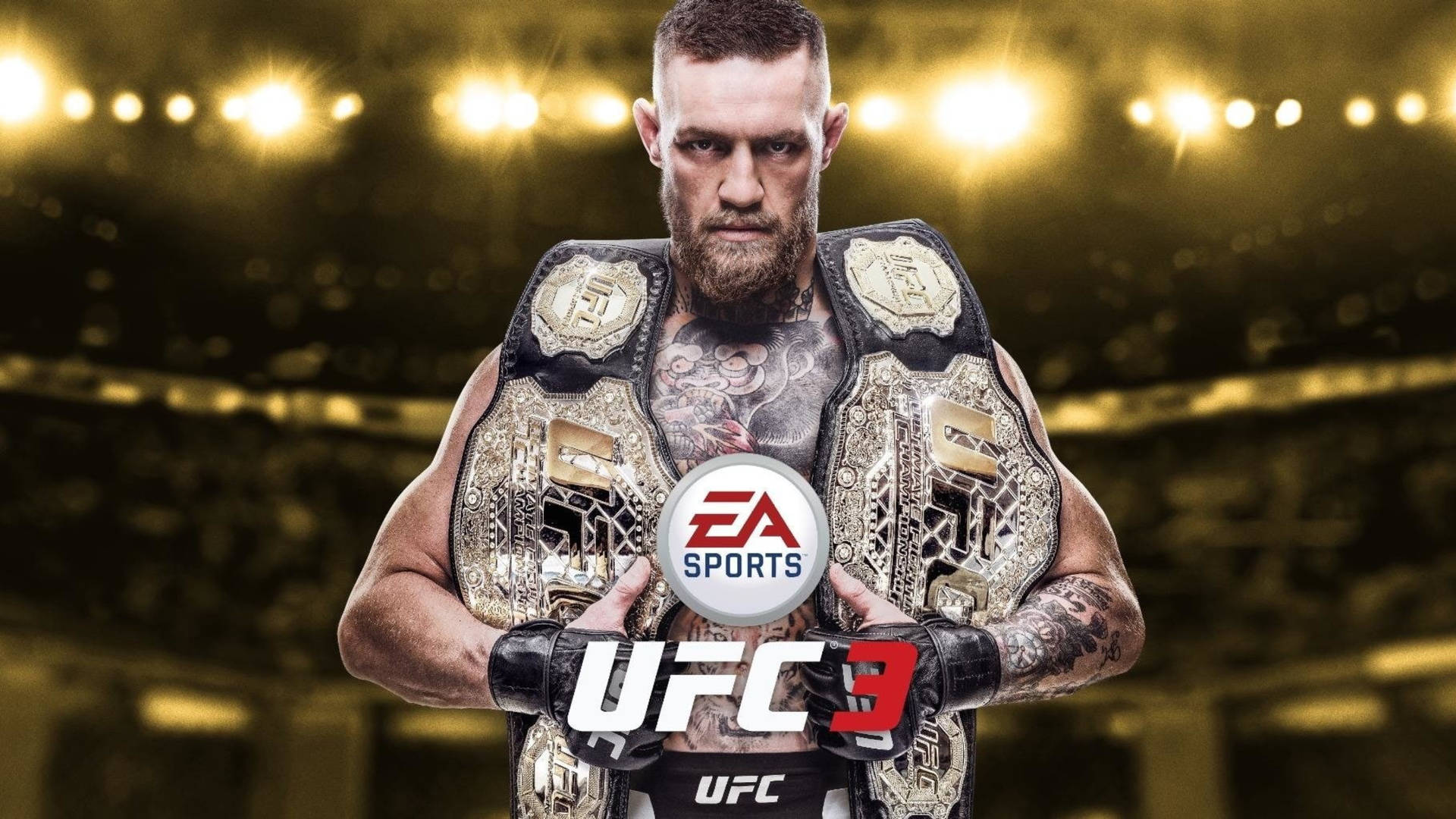 Download free Conor Mcgregor Two Champion Belts Wallpaper