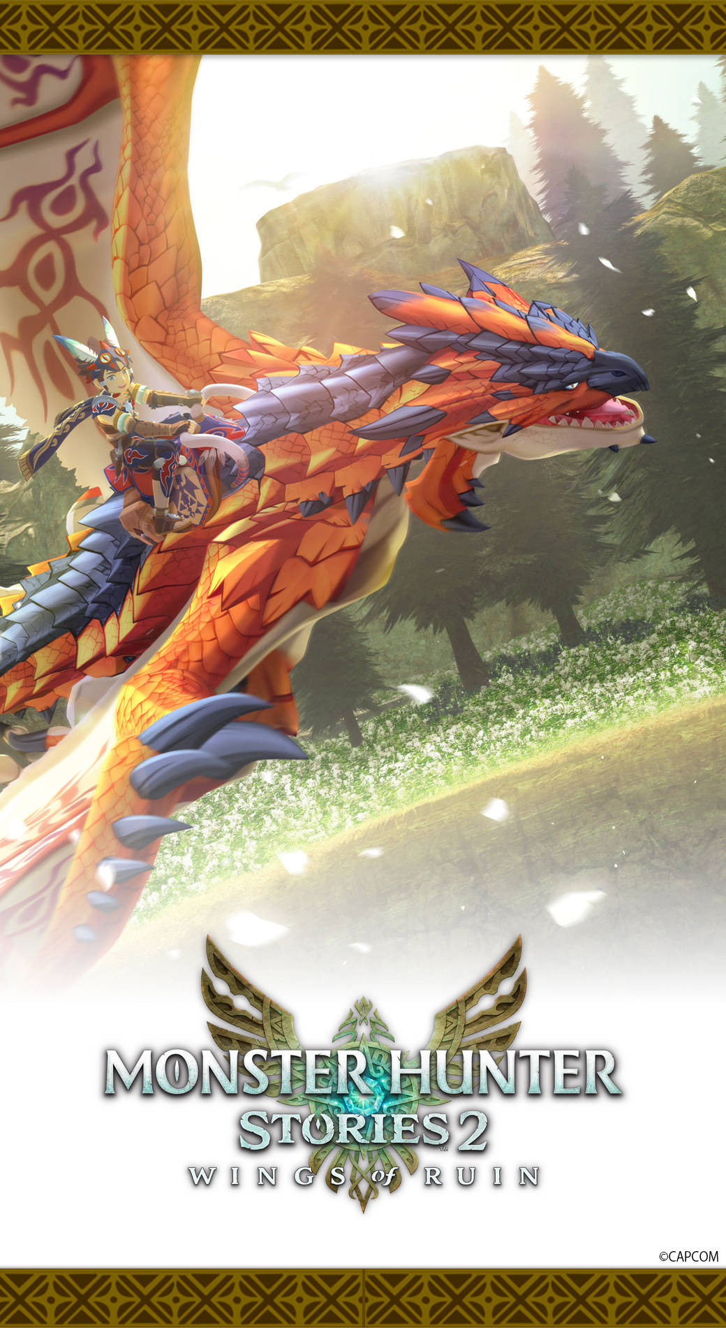 Conquer The Monster Hunter Universe With The Newest Flagship Mobile Phone Wallpaper