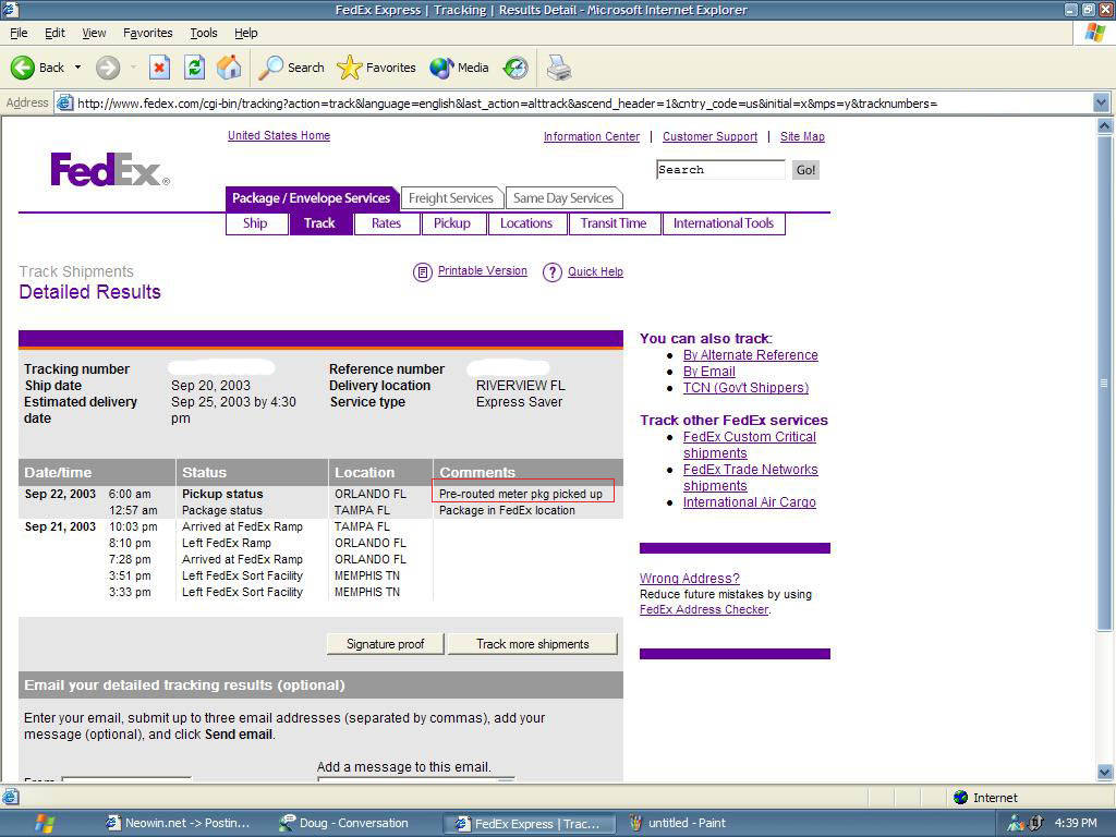 Convenient Fedex Tracking Form Interface Wallpaper