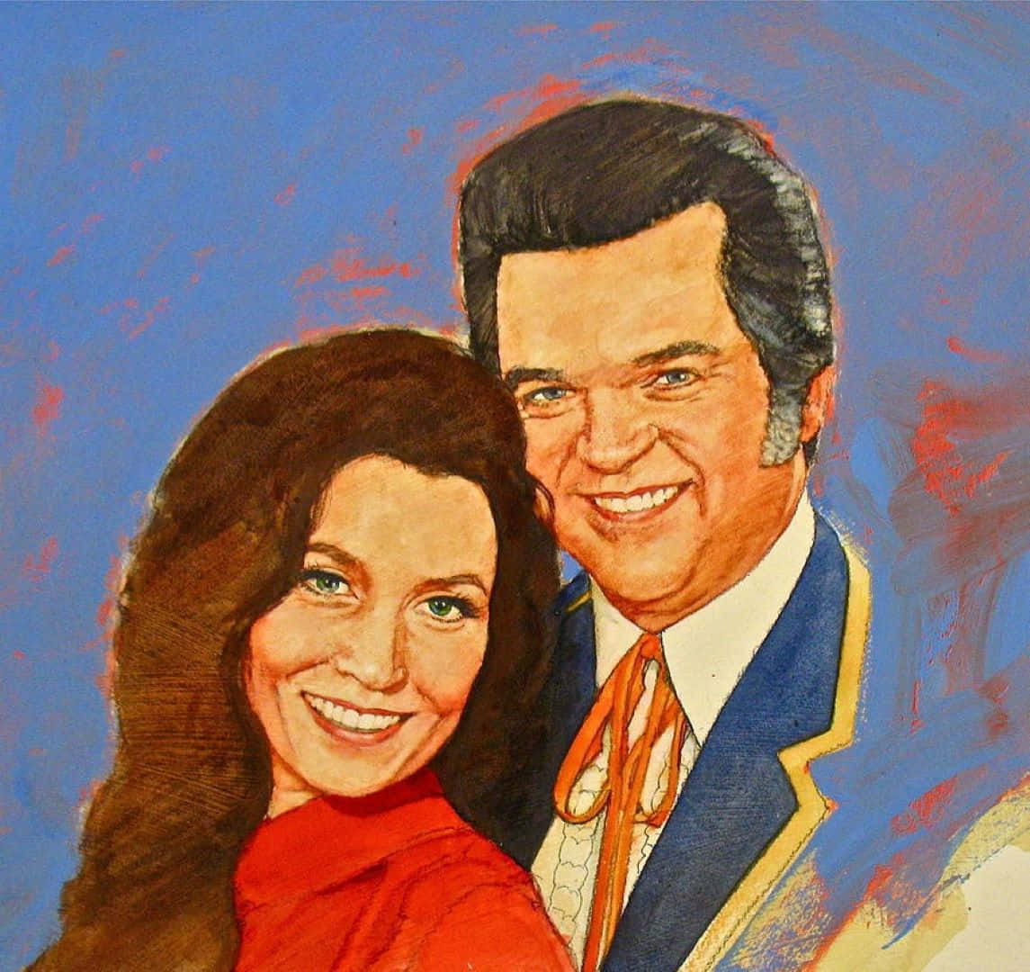 Conway Twittyand Female Companion Portrait Wallpaper