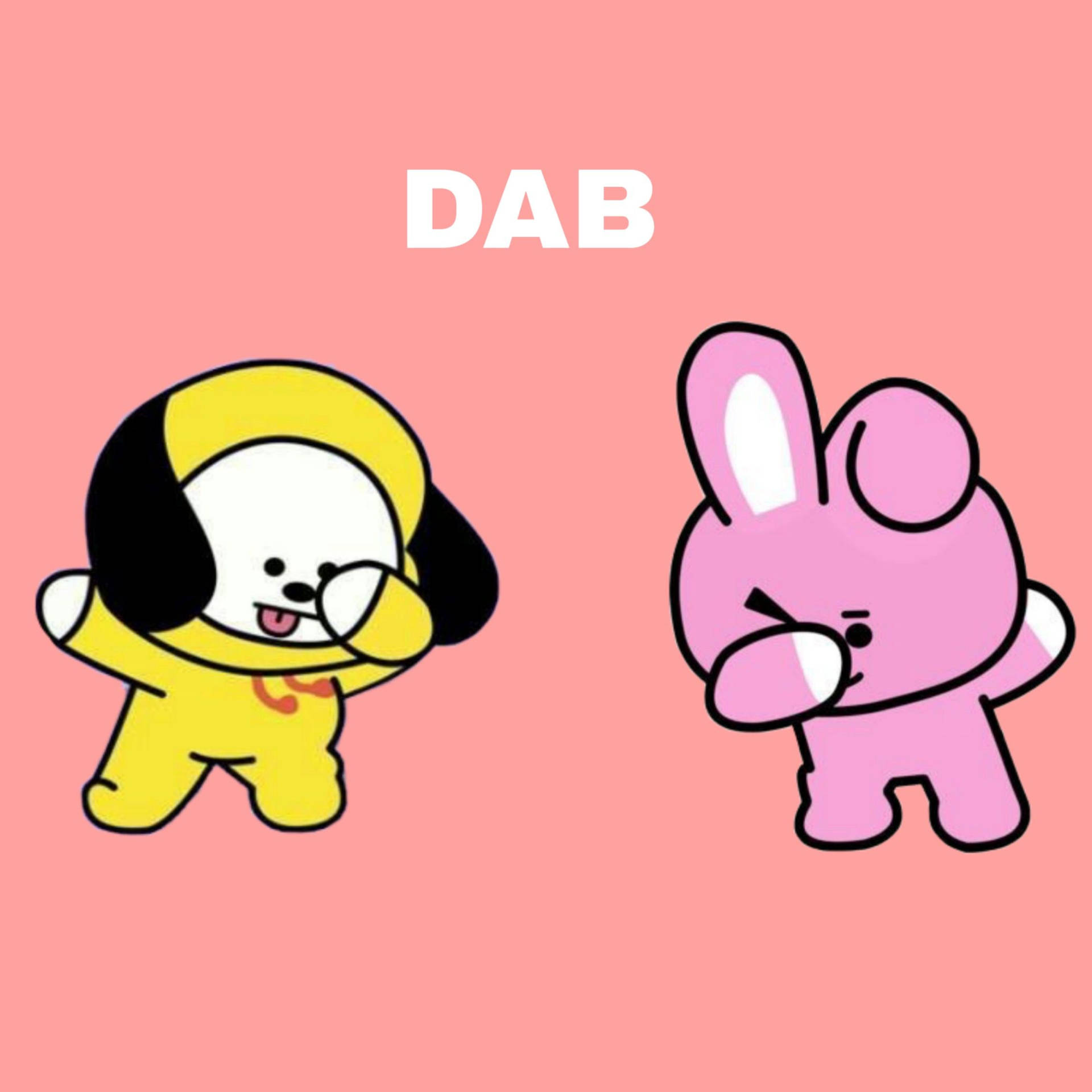 Download free Cooky Bt21 And Chimmy Dab Wallpaper - MrWallpaper.com