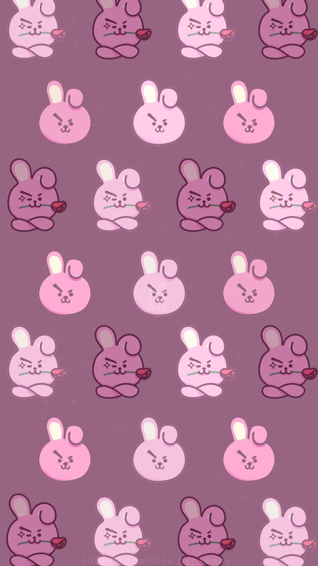 Download free Adorable Cooky Bt21 Character Showing Off His Strong And Cute  Side. Wallpaper - MrWallpaper.com