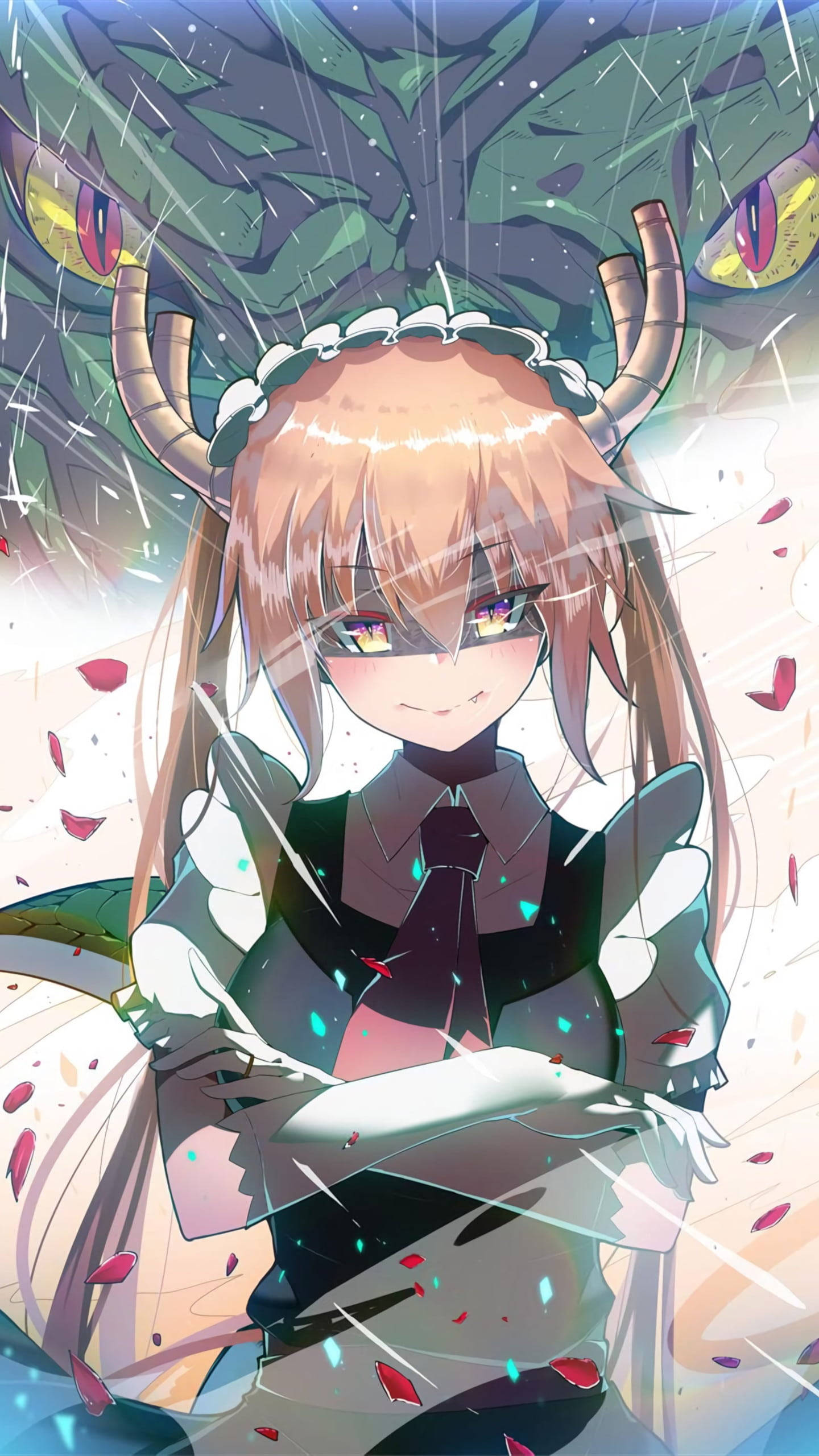 Cool Anime Girl Pfp Dragon Maid Wallpaper