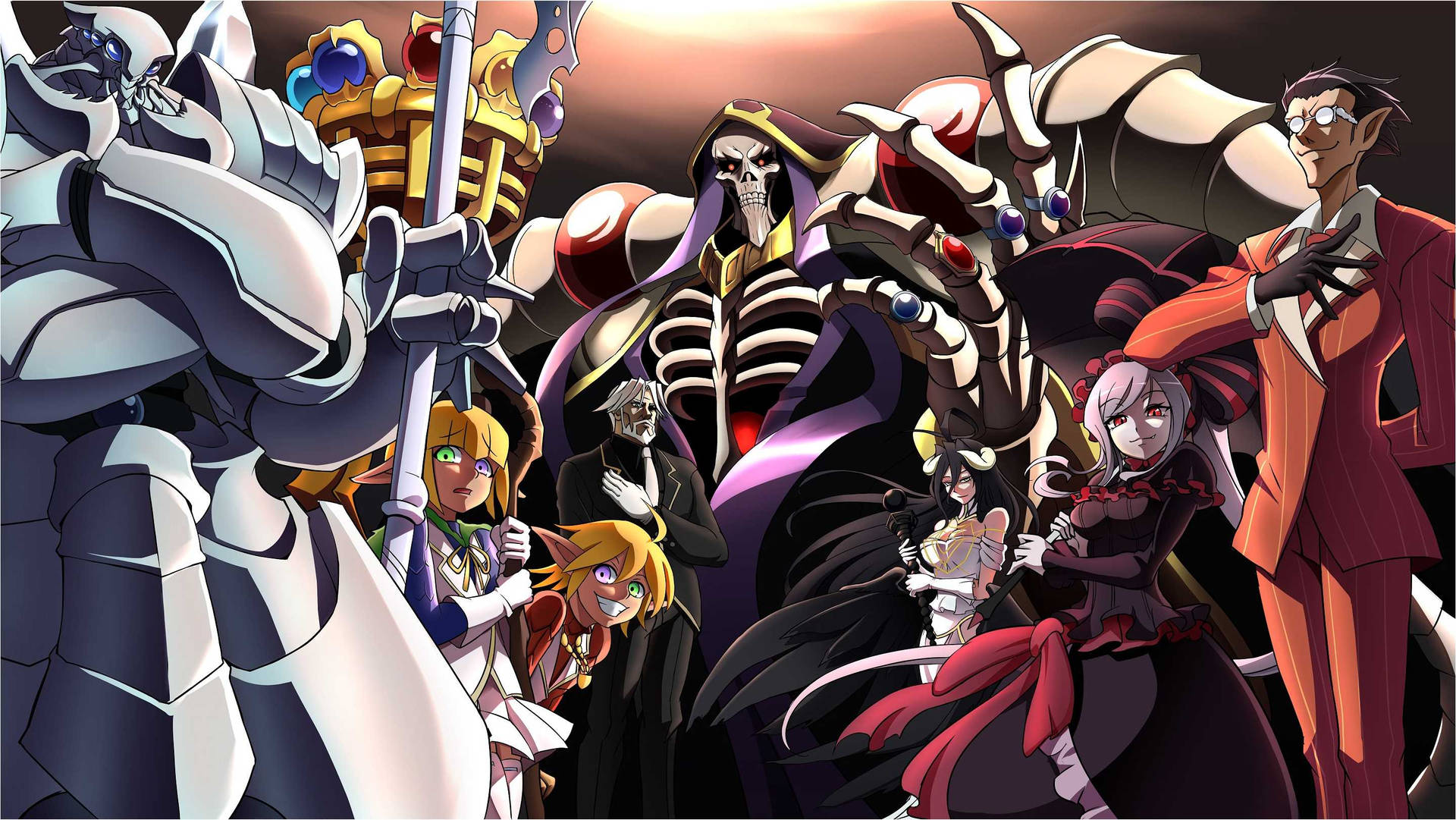 Download free Cool Anime Overlord Characters Hd Wallpaper - MrWallpaper.com