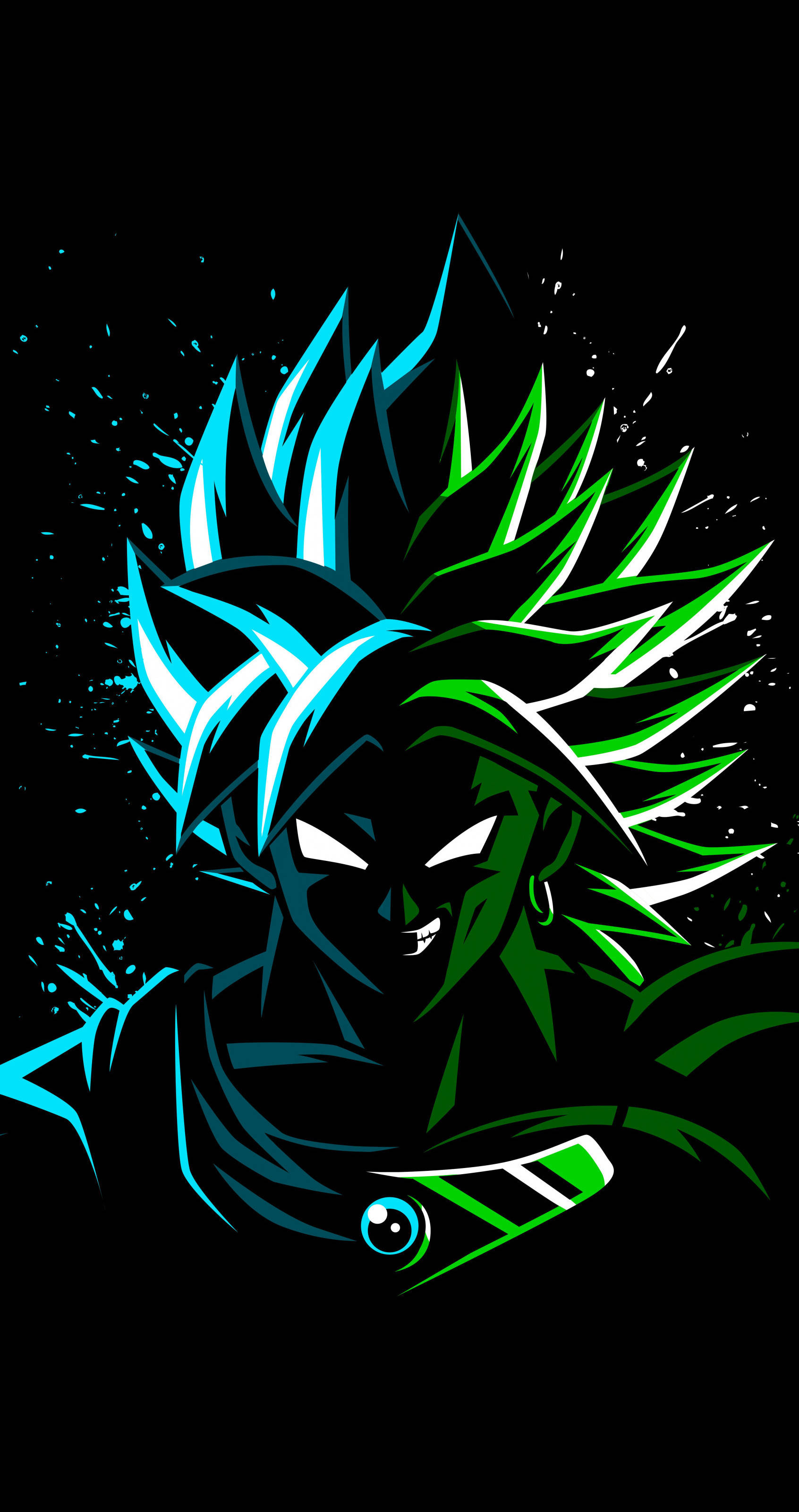 Cool Anime Phone Broly And Goku Wallpaper