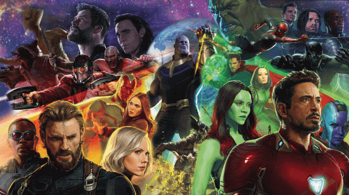 Cool Avengers Assorted By Colors Wallpaper