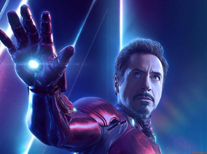 Cool Avengers Poster Featuring Iron Man Wallpaper