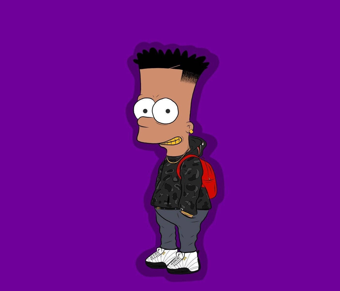 Cool Bart Simpson Swag Wallpaper