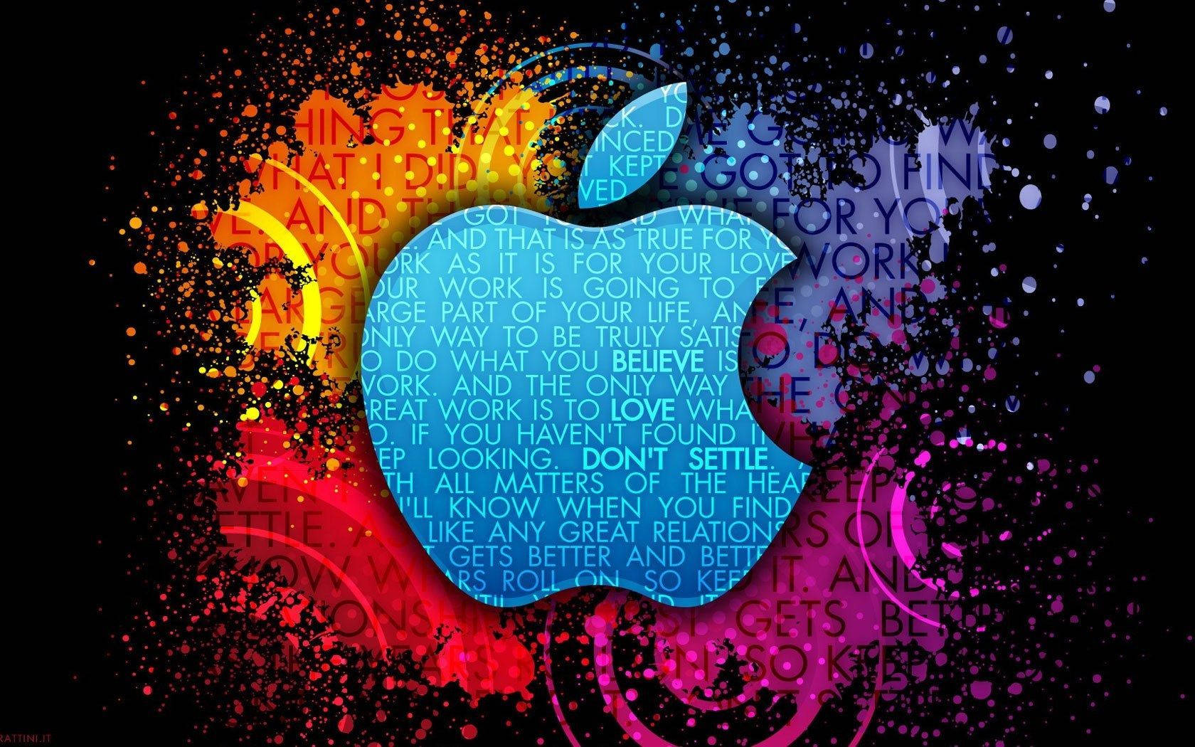 Cool Colorful Apple Logo Wallpaper