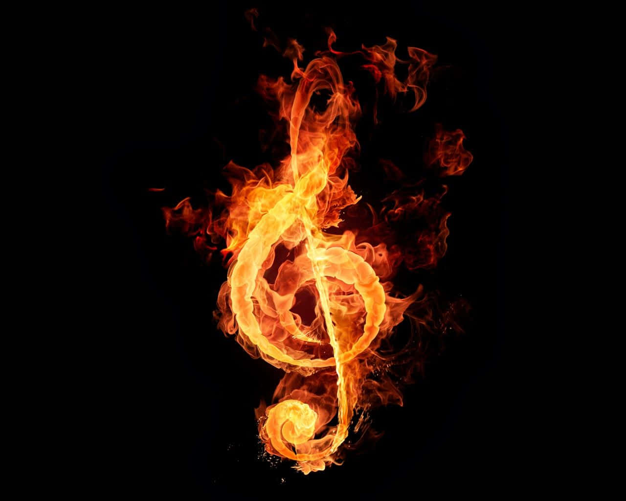 Cool Fire Note Wallpaper