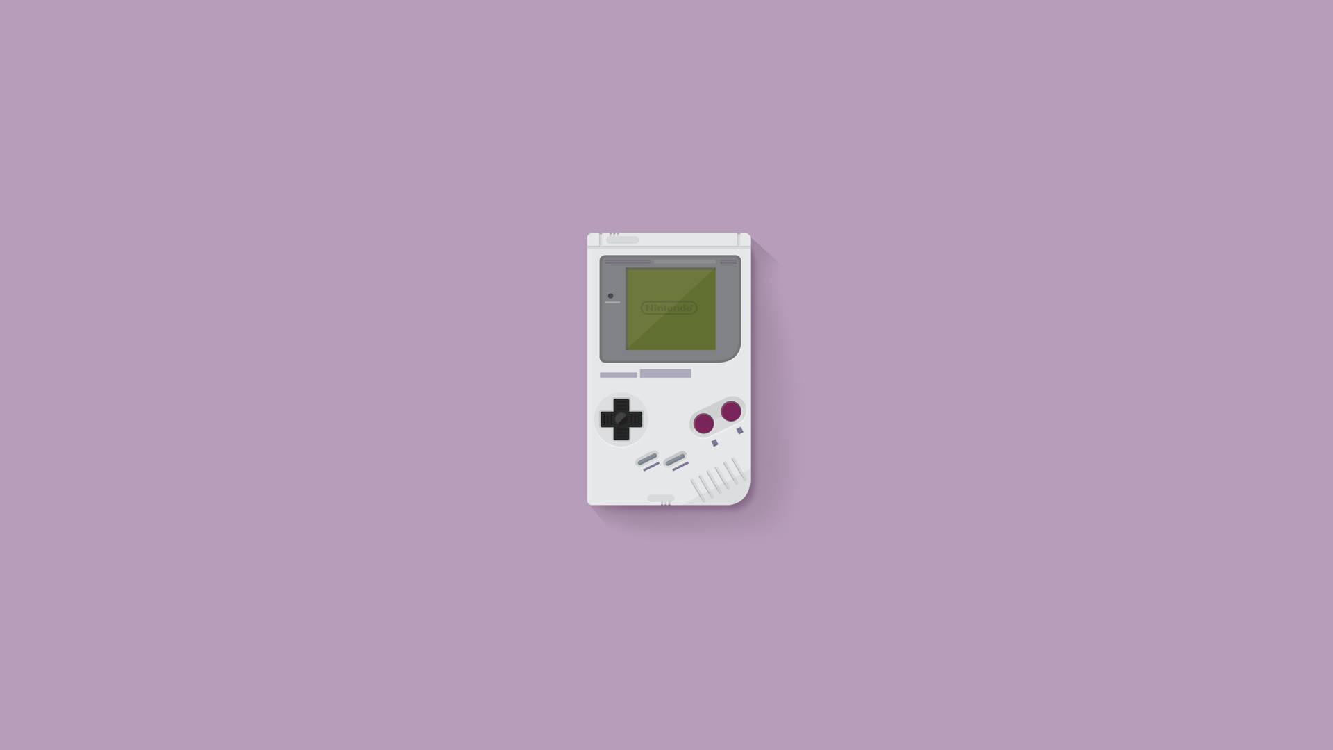 Cool Gaming Desktop Lavender Gameboy Icon Wallpaper