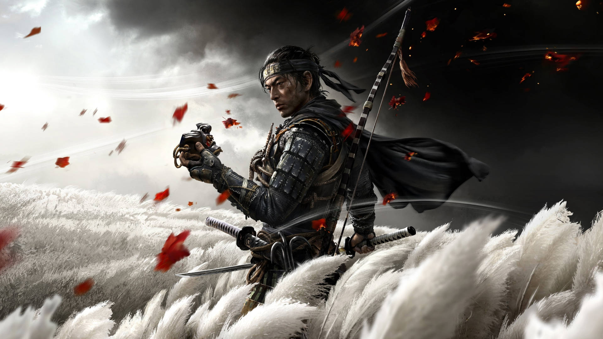 Cool Ghost Of Tsushima Character Wallpaper