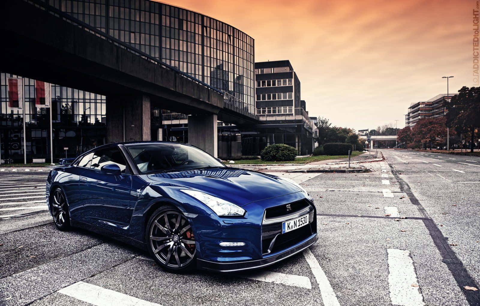 Cool Gtr With A Stylish Fire Red Finish Wallpaper