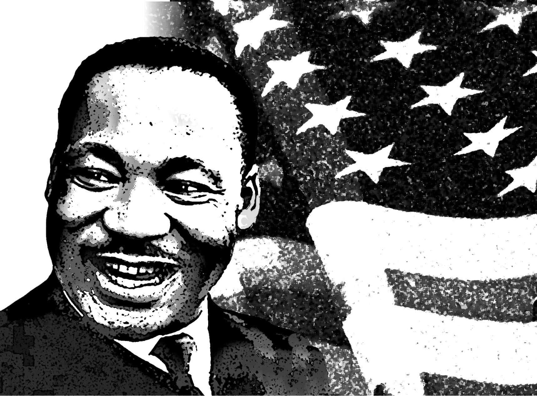 Cool Illustration Of Martin Luther King Wallpaper