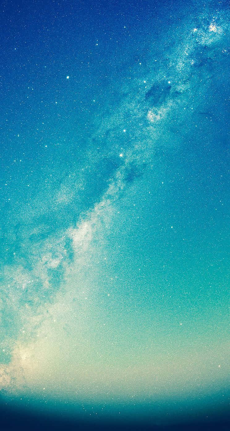 Cool Iphone Home Screen Blue Nebula Wallpaper