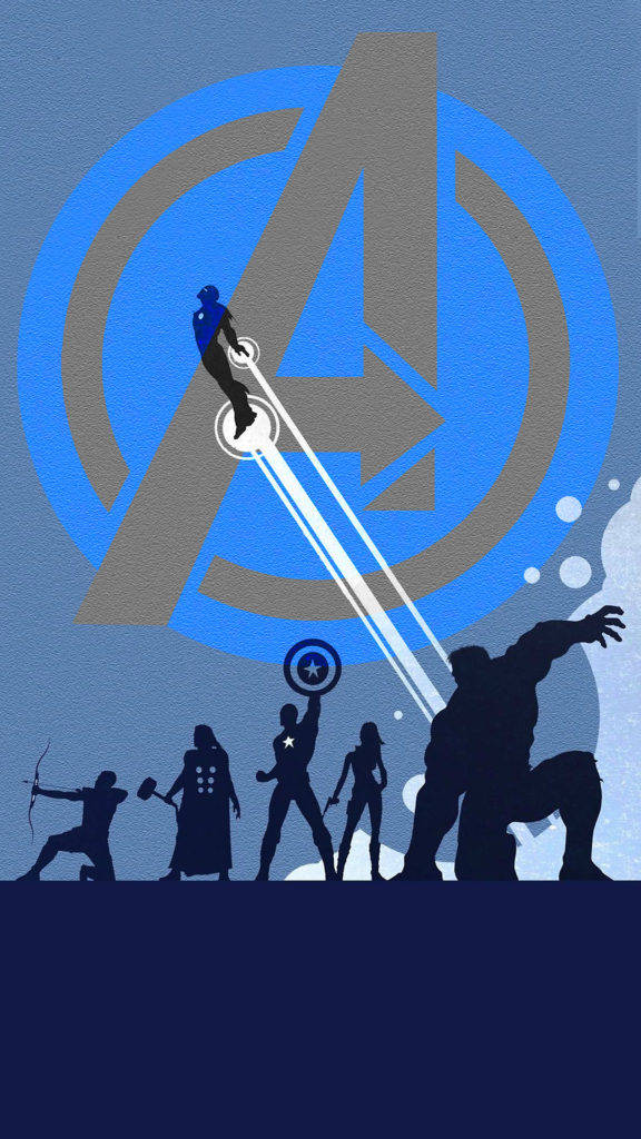 Cool Logo Avengers Phone Wallpaper